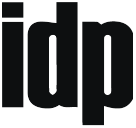 logotipo idp em preto